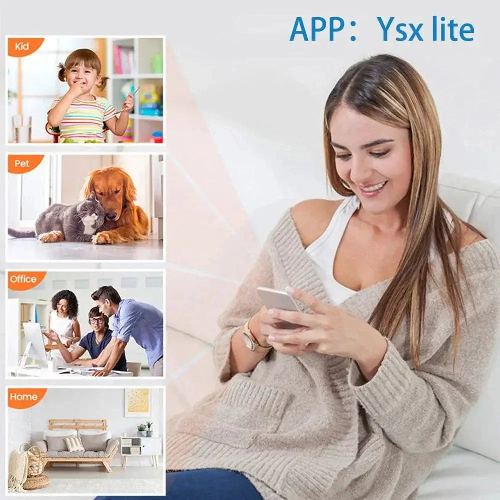 1080P HD Mini WiFi Security Camera Night Vision Audio