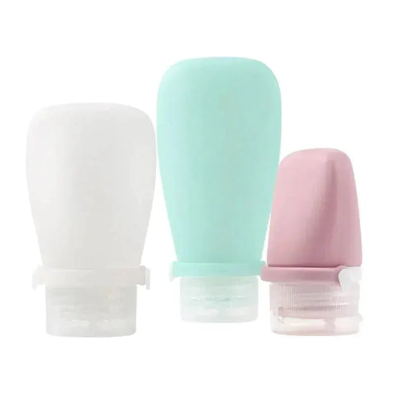 Soft Silicone Split Bottle Set Travel Size 30ml 60ml 90ml