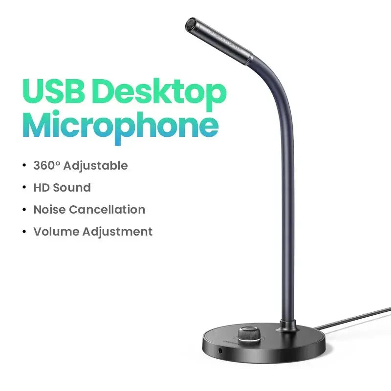 UGREEN USB Microphone for Desktop PC and YouTube Streaming