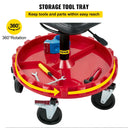 Swivel Rolling Garage Stool Seat