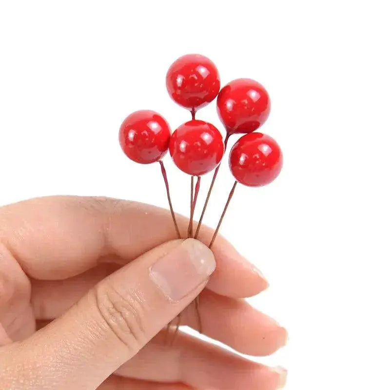 Artificial Pearl Berry Stamens for Festive Decor 50-300 Pcs