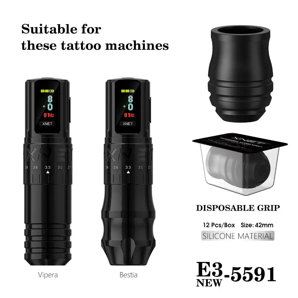 XNET Disposable Tattoo Grips Pack — product view 12