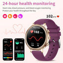 Elegant Bluetooth Fitness Tracker for Women Stylish Watch