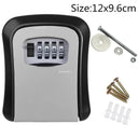 Key Storage Box Secure Wall Organizer With Lock System