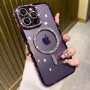 Clear Glitter Case - Magnetic And Anti Fingerprint