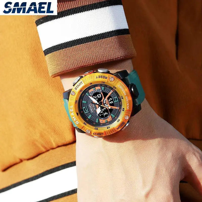SMAEL Waterproof Chronograph Sport Watch Outdoor Timepiece
