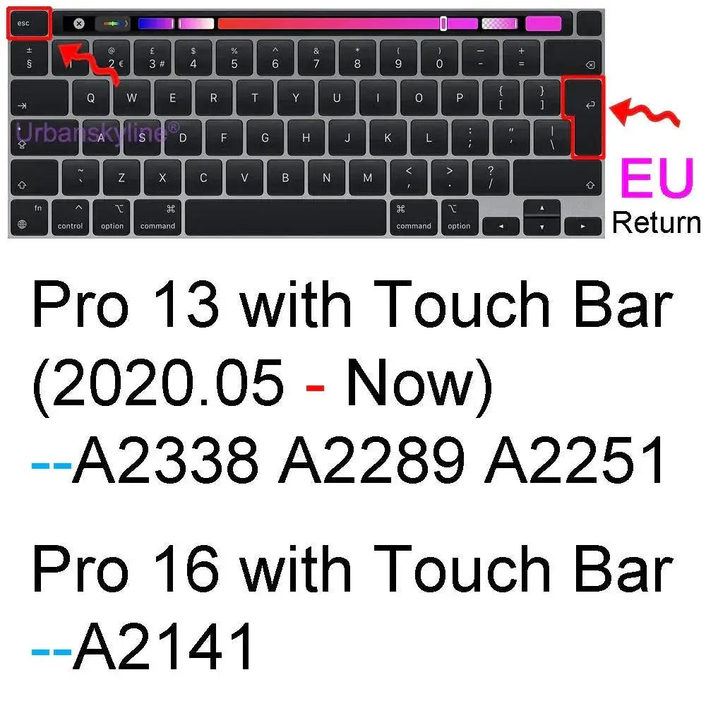 MacBook Air Keyboard Cover Silicone Dustproof Waterproof
