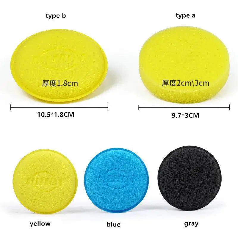 Foam Wax Applicator Pads Car Detailing Kit Set 12 Pcs