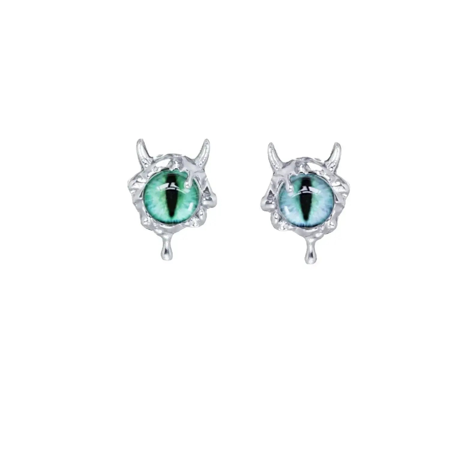 Kiss Jewelry Cute Monster Eyes Stud Earrings Trendy Kpop
