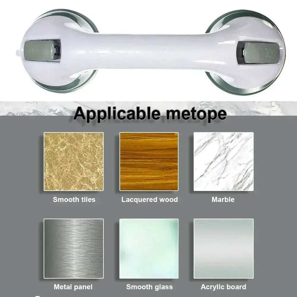 Safety Shower Handle Grab Bars Dual Locking Suction Cups