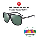 Photochromic Polarized Sunglasses for Men with UV Protection