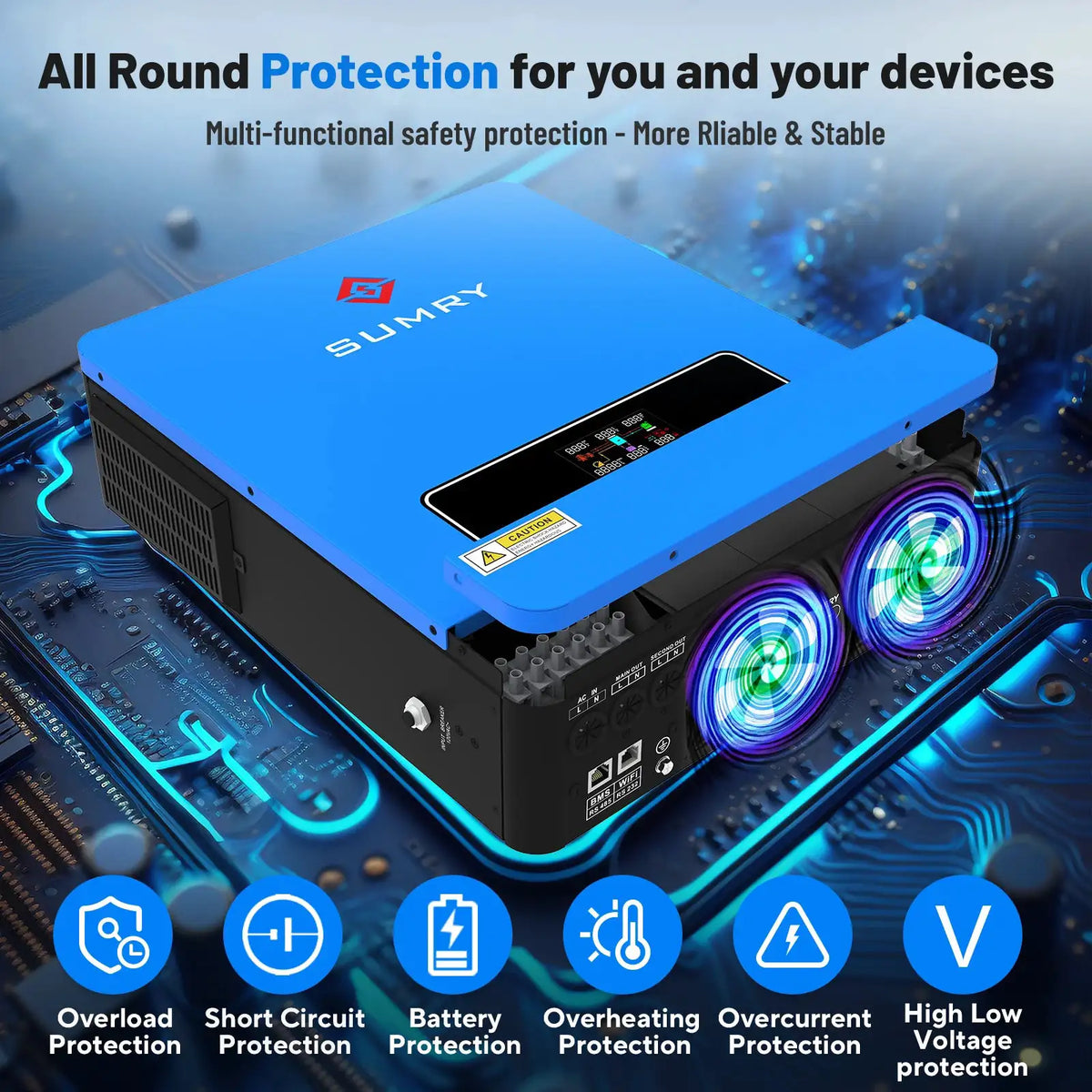 Sumry Hybrid Solar Power Inverter — product view 5