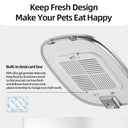 ROJECO Smart Cat Feeder Remote Control WiFi Auto Dispenser
