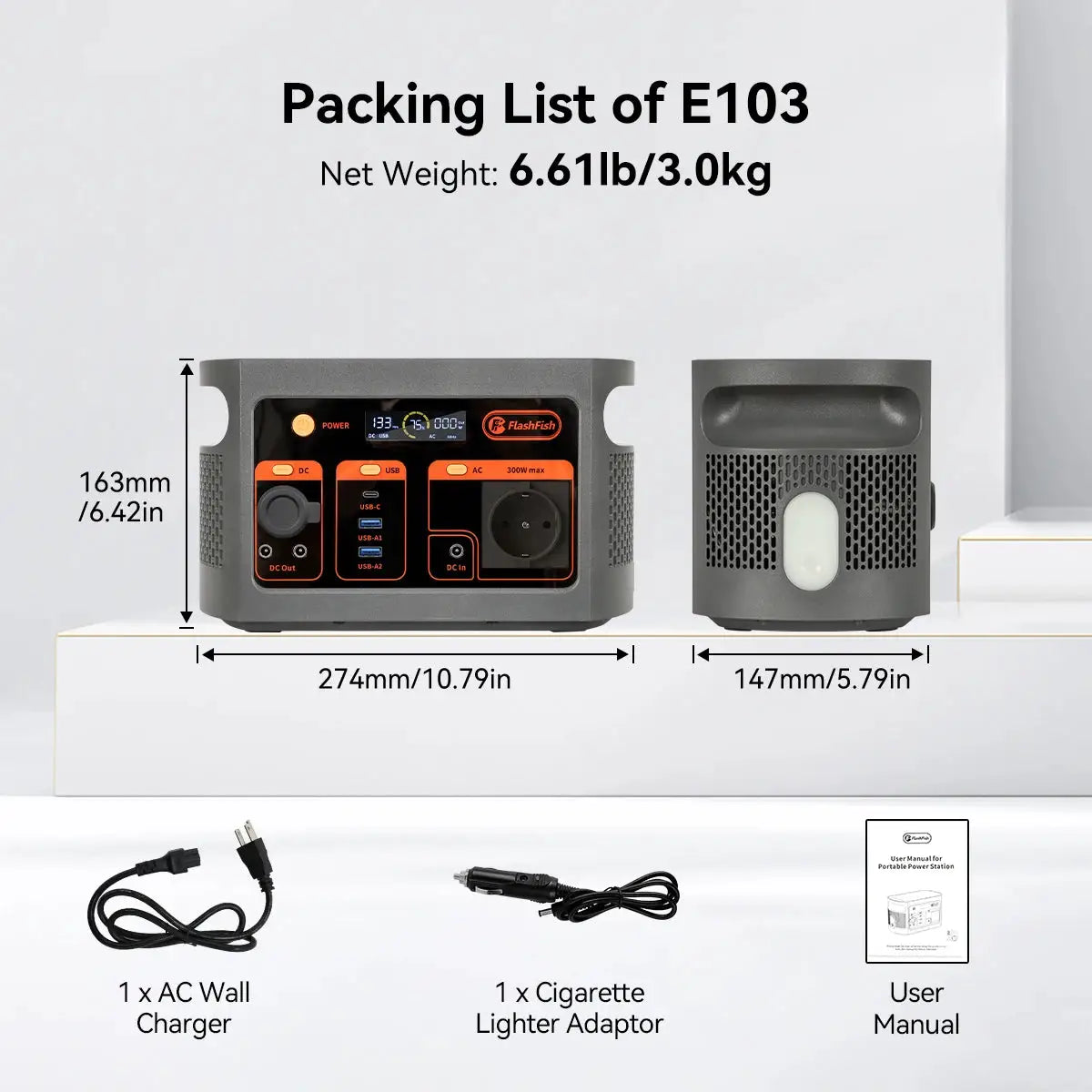 Lithium Iron Phosphate Battery Power Station for Outdoor Trips — product view 3