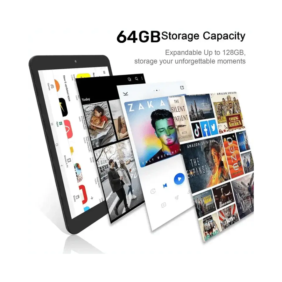 2024 8 Inch Windows 10 Tablet Quad Core Intel Processor
