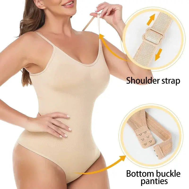 Women Camisole Shapewear Bodysuits Tummy Control Slimming