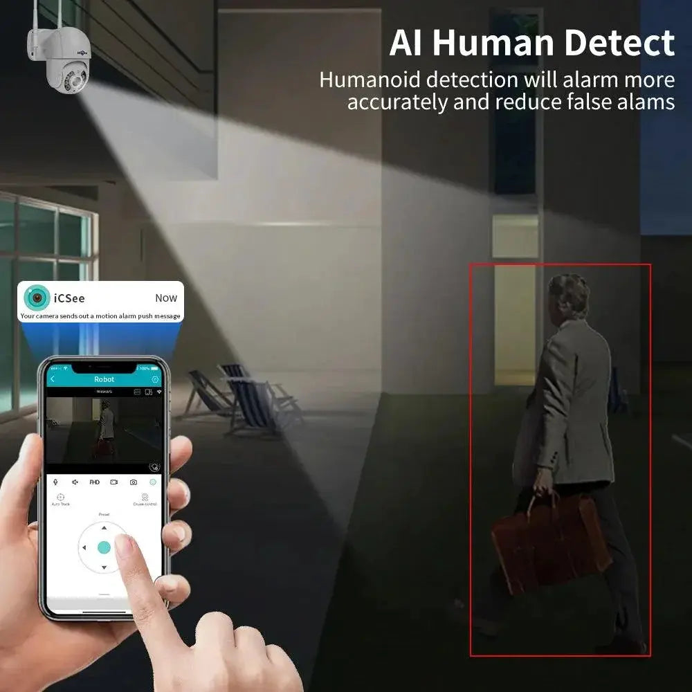4K Ultra HD Outdoor Security Camera With Human Detection