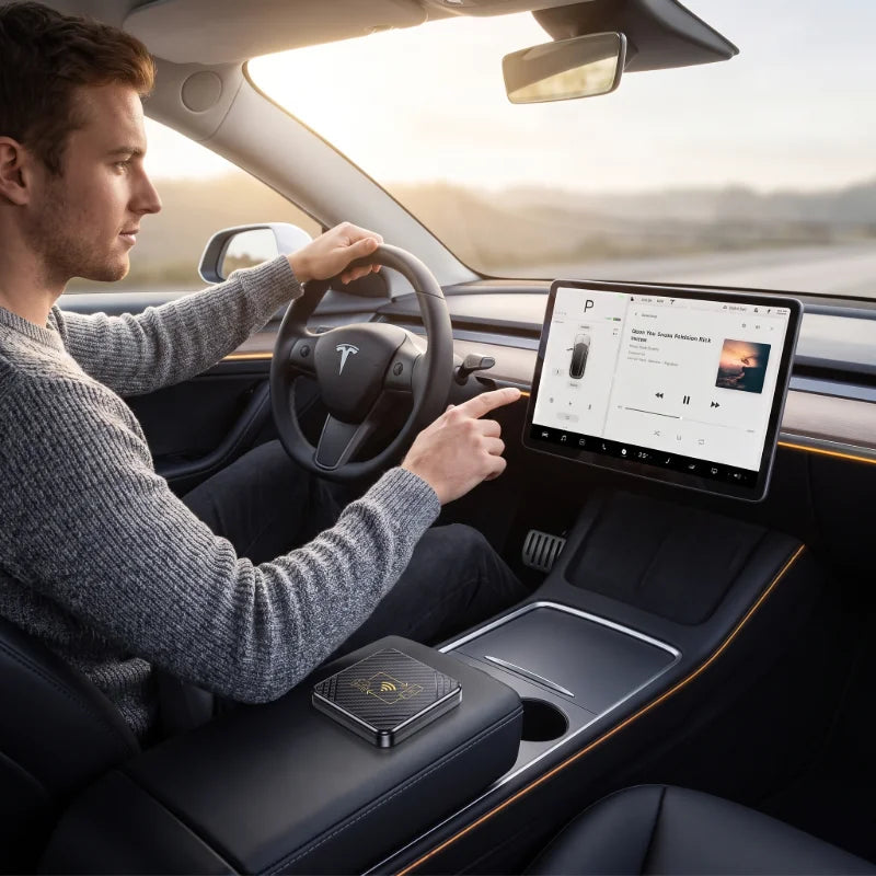 2-in-1 Wireless CarPlay Android Auto