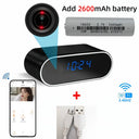 1080P Mini Clock Camera WiFi Night Vision 120 Degree Indoor Cam