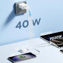 40W Travel Charger - Fast Charge Multiple Devices