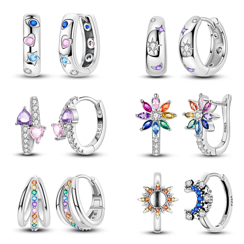 Sterling Silver Hope Rainbow Flower