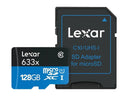Lexar High-Performance microSDXC Class Memory Card w/ SD