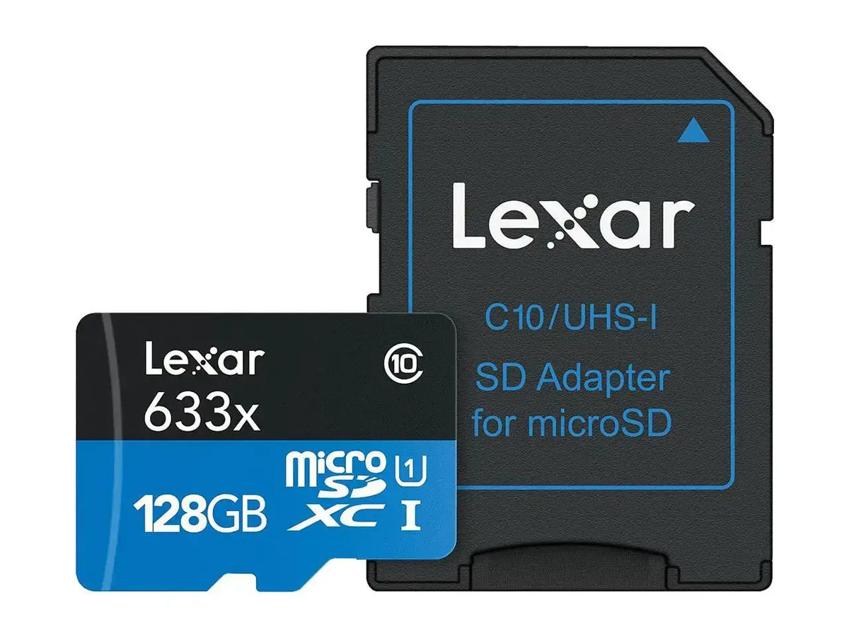 Lexar High-Performance microSDXC Class Memory Card w/ SD — product view 3