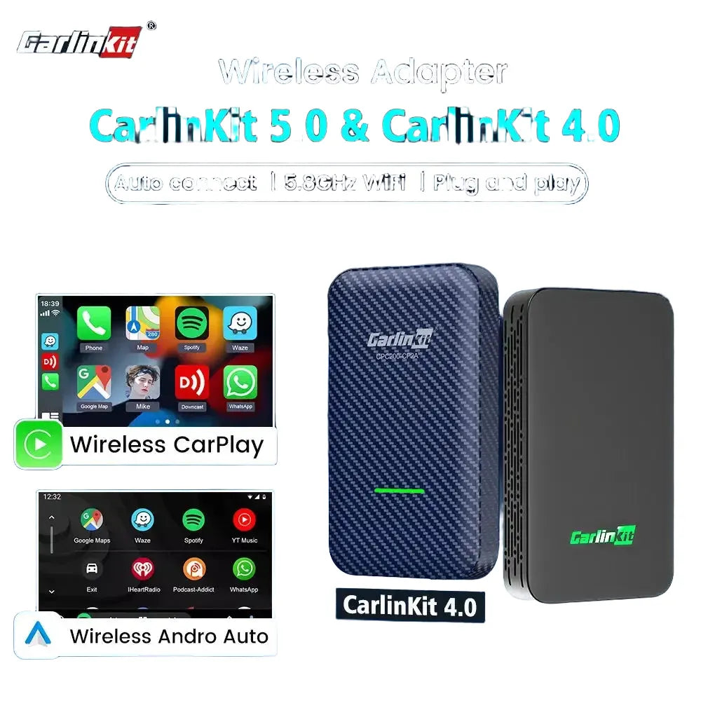 CarlinKit - Wireless CarPlay Auto Adapter - 2AIR-T Genuine Guarantee product image