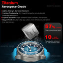 Titanium Case Solar Dive Watch