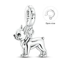 Silver Charm Pendant Celtic Dragon