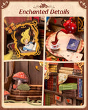 Wooden DIY Book Nook Kit With Lights