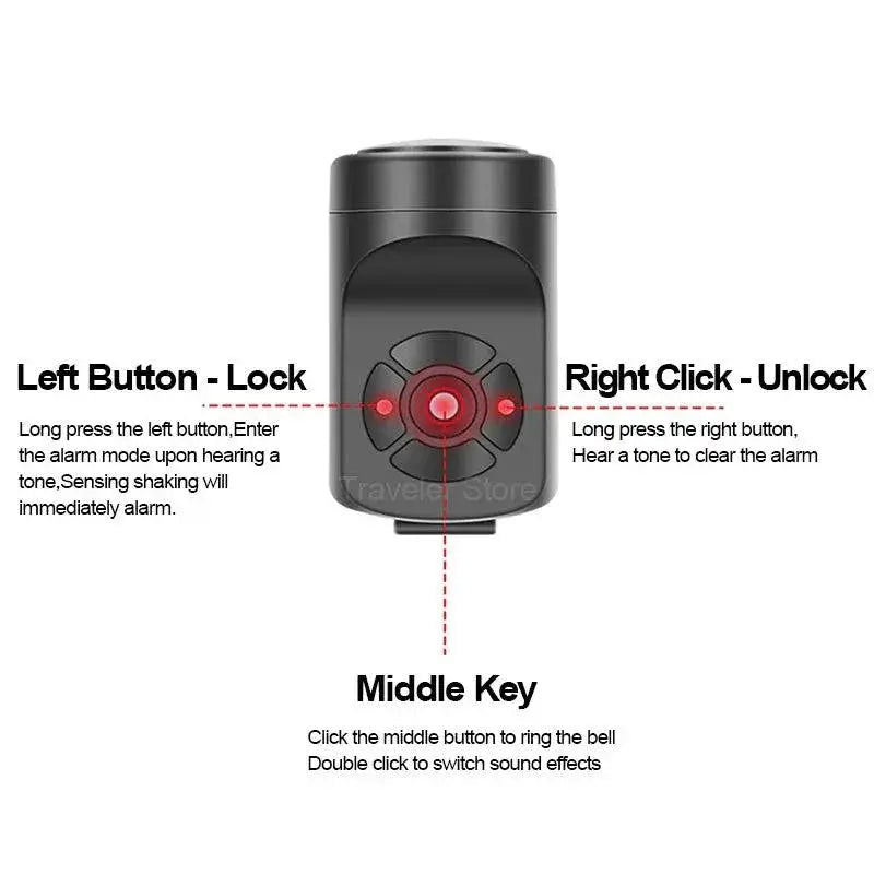 Rechargeable Bicycle Safety Horn For Audible Road Presence
