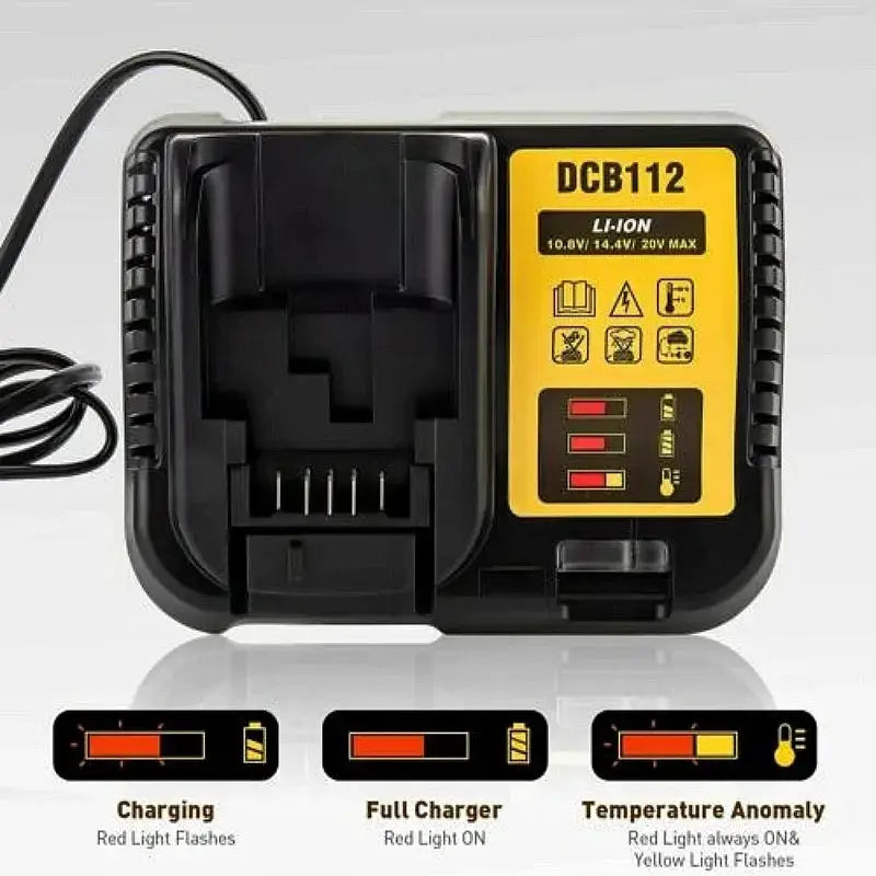 9000mAh Lithium Battery Replacement For DCB205 DCB206 Tools
