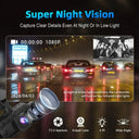 Dash Cam for Drivers Night Vision 1080P