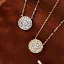 Premium Gold Filled Moissanite Necklace