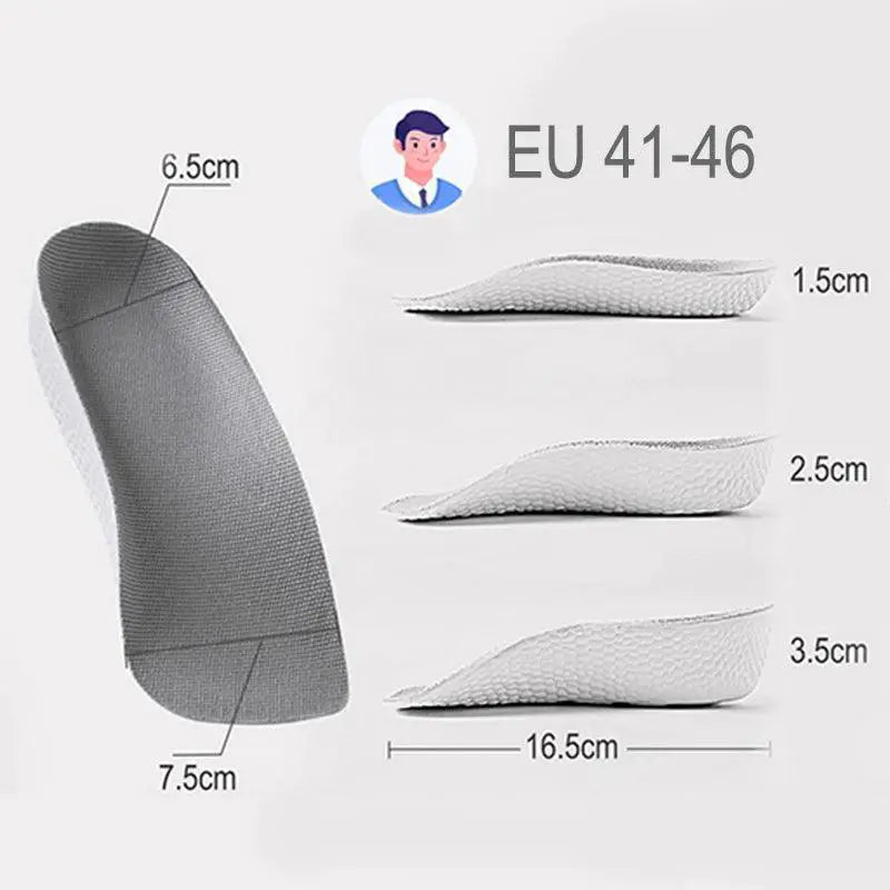 Height Boosting Comfort Orthopedic Insoles for Posture