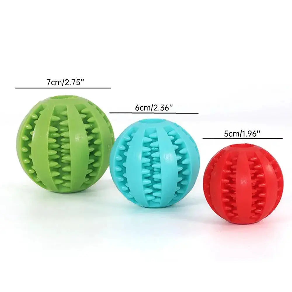 Silicone Bite Resistant Interactive Dog Ball for Small Dogs