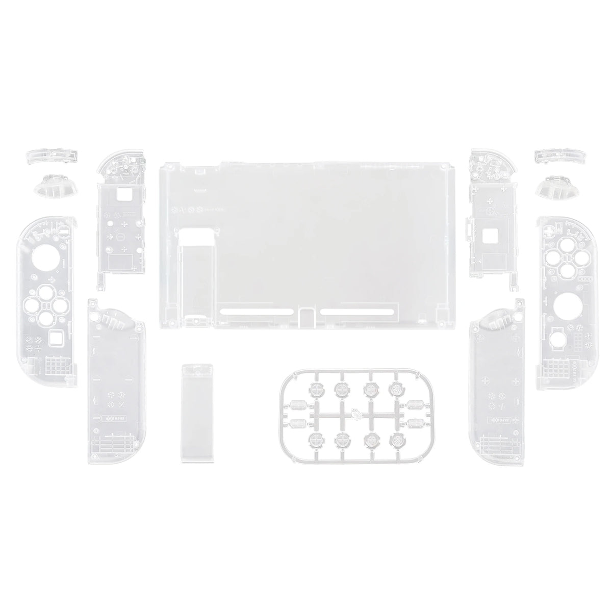 eXtremeRate Transparent Console Back Plate