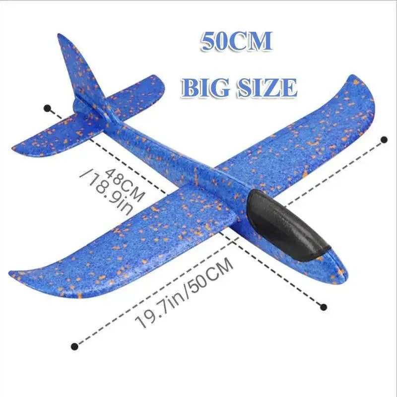 Foam Glider Airplane Hand Launch Toy for Kids Boys