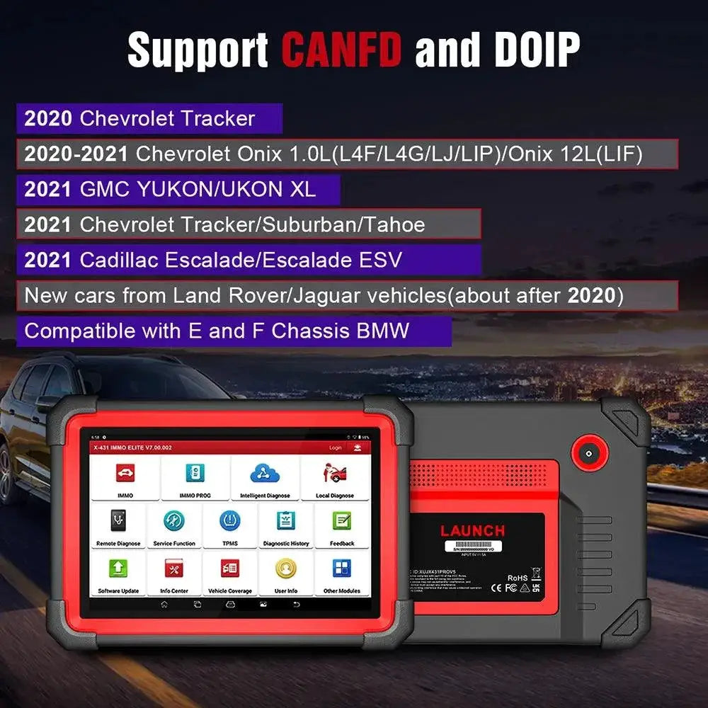 Launch X431 IMMO Plus XPROG 3 OBD2 Diagnostic Tool Kit