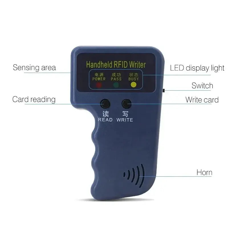 125KHz RFID Copier EM4100 Duplicator With 2 T5577 Tags - OurLum.com