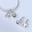 Sterling Silver Charm Bead Pendant