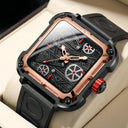 Gold Mens Skeleton Automatic Watch