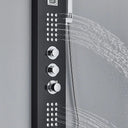 Thermostatic Shower Panel With Stainless Steel Column Faucet