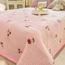 Soft Thickened Warm Milk Velvet Bed Cover Non-slip Bedsheet