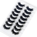 3D Mink Fluffy Eyelashes Variety Pack for Eye Looks