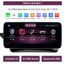 Android 12 Multimedia Player 8GB 128GB For Benz A CLA GLA