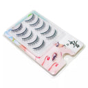 Crisscross 3D Faux Mink Eyelashes Set - 5 Pairs Glamorous