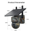 INQMEGA Solar Camera 4G with Solar Panel for Outdoor Use