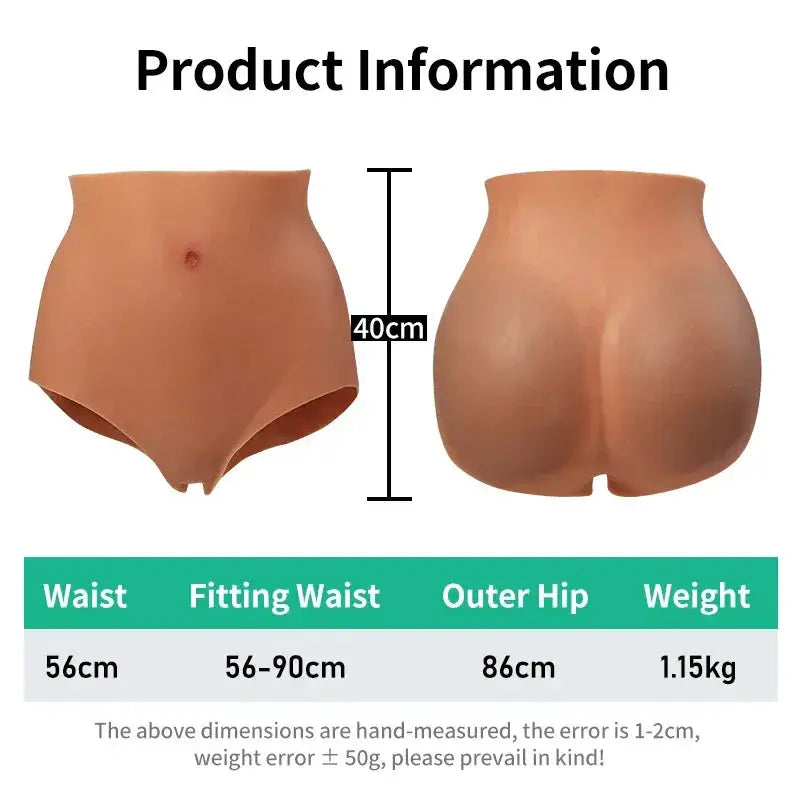 High Waist Silicone Shapewear for Curves and Comfort